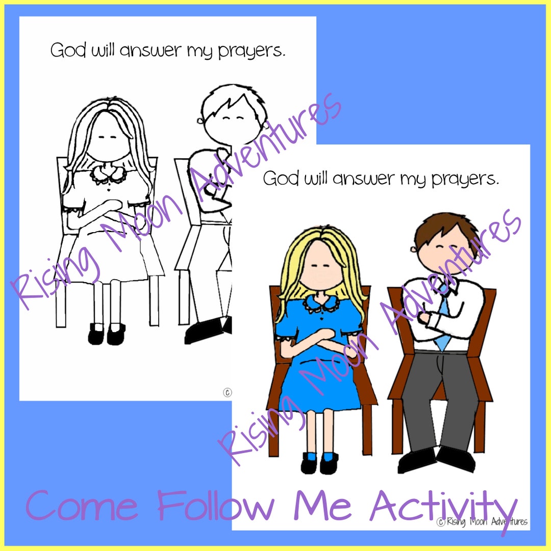 God Will Answer My Prayers Coloring Page Download With Bonus Display ...