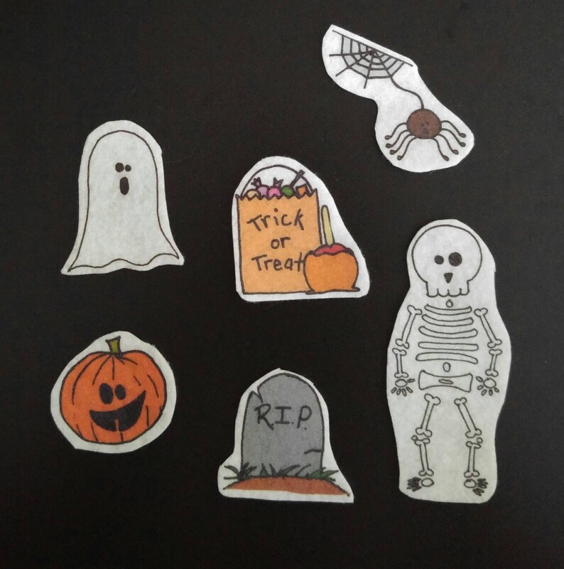 Halloween Flannel Board Stories Felt Play Set Etsy