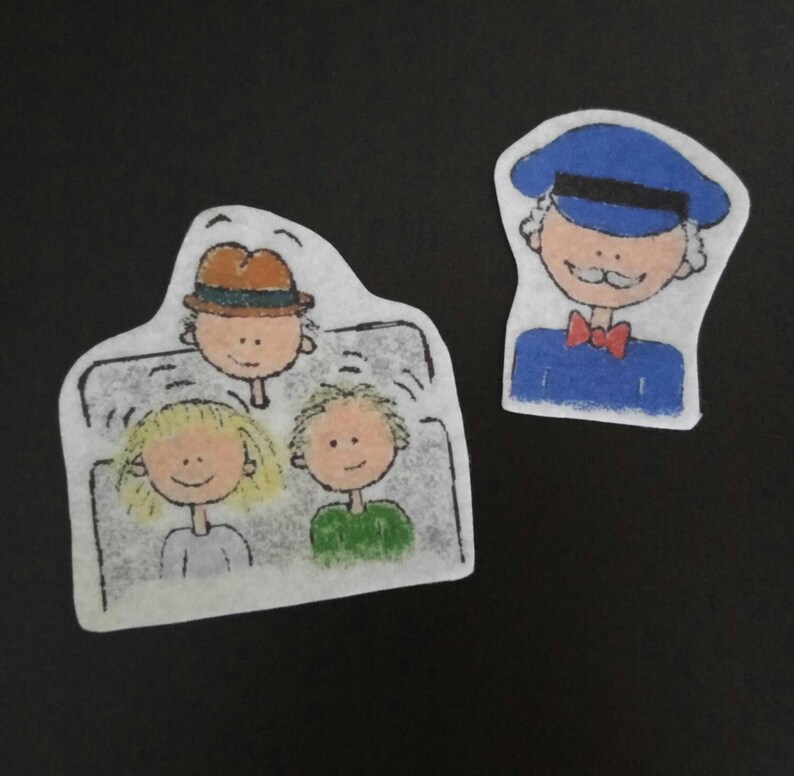 Wheels on the Bus Flannel Board Stories Felt Set with Story Etsy