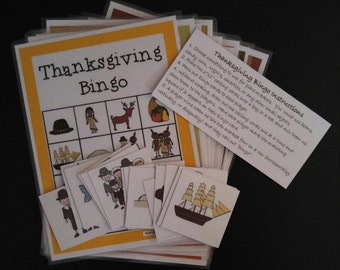 Thanksgiving Bingo Spel