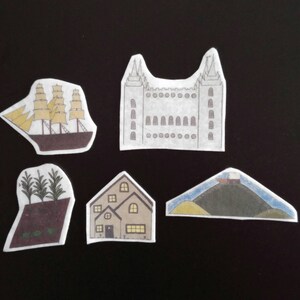 Mormon Pioneer Cutouts With Laminated Story Card Available in - Etsy
