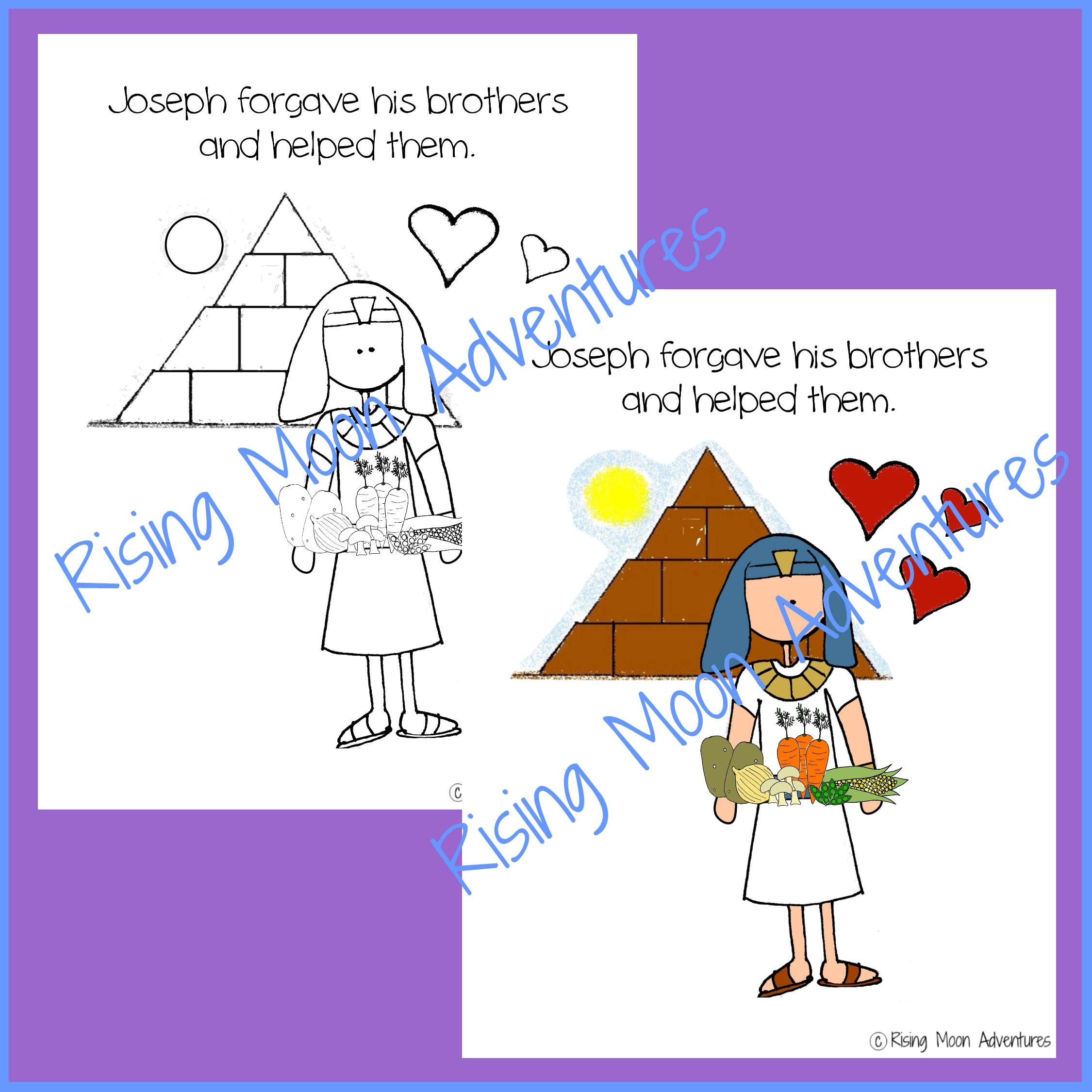 Joseph Forgives Coloring Pages