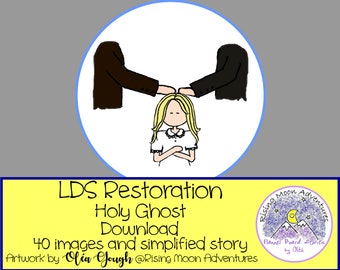 LDS Gift of the Holy Ghost Download with story - Baptism Talk, Preparation, or Family Home Evening