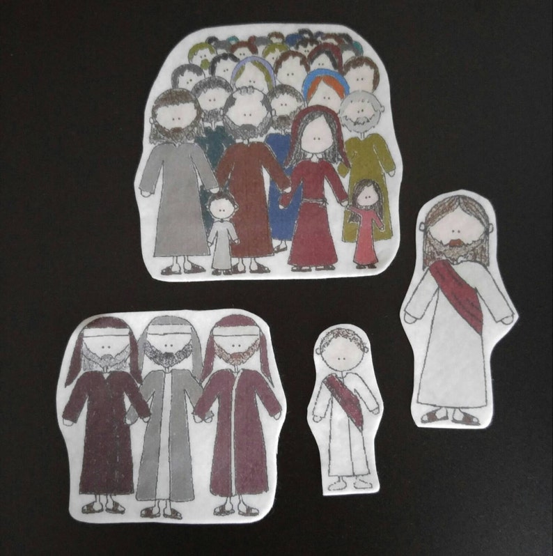 Young Jesus Flannel Board Stories Bible Felt Set With Story - Etsy