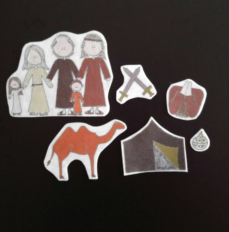 Lehi's Family Travels &amp; Divides Cutouts With Laminated | Etsy