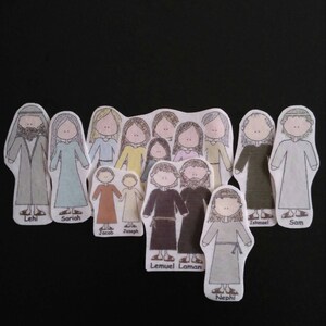 Lehi's Family Travels &amp; Divides Cutouts With Laminated Story Card Come ...