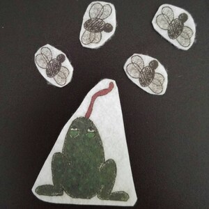 Five Little Speckled Frogs Cutouts with Laminated Lyrics Card Available in Felt, Cardstock or Laminated image 5