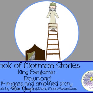 Descarga de historias del Libro de Mormón del rey Benjamín con historia simplificada incluida