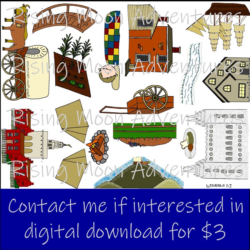 Mormon Pioneer Cutouts With Laminated Story Card Available in - Etsy