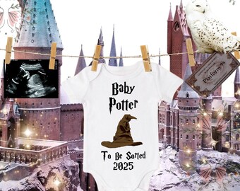 Anuncio de embarazo en redes sociales Wizard / Bebé mágico / Descarga digital / Entrega en 24 horas / Género neutro / anuncio de bebé por ultrasonido