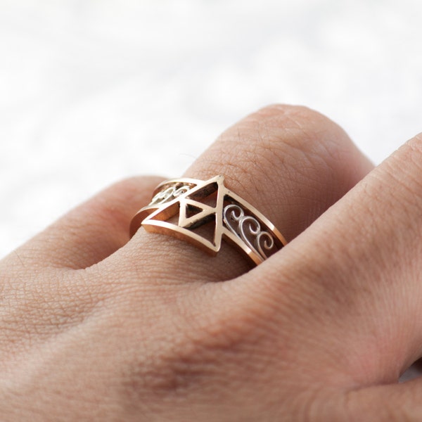 Triforce Ring Gold