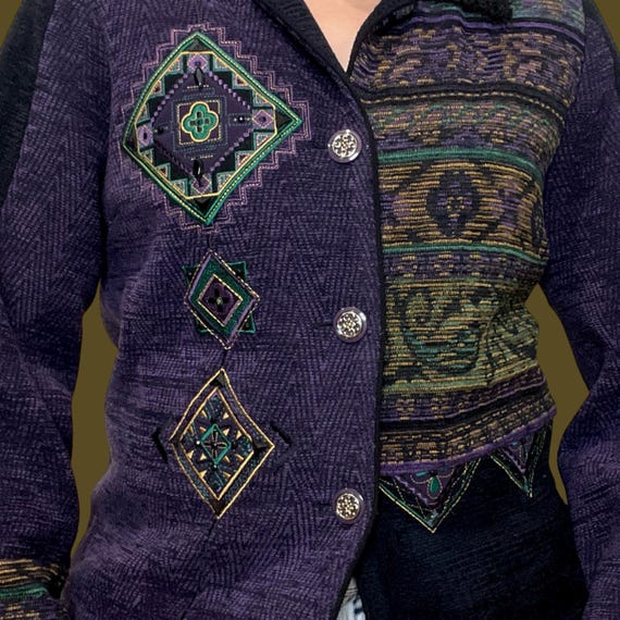 Purple Nancy Bolen jacket - image 4