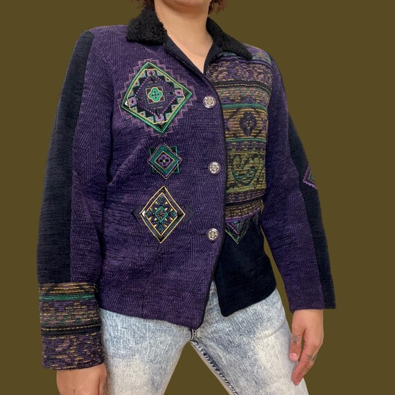 Purple Nancy Bolen jacket - image 5