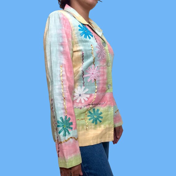 Chadwick’s colorful jacket - image 4