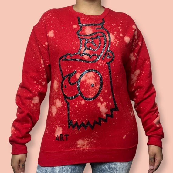 BART Simpson read blessed sweater - image 1