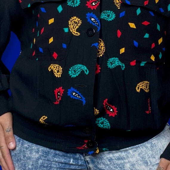 Chaus printed light weight jacket - image 6