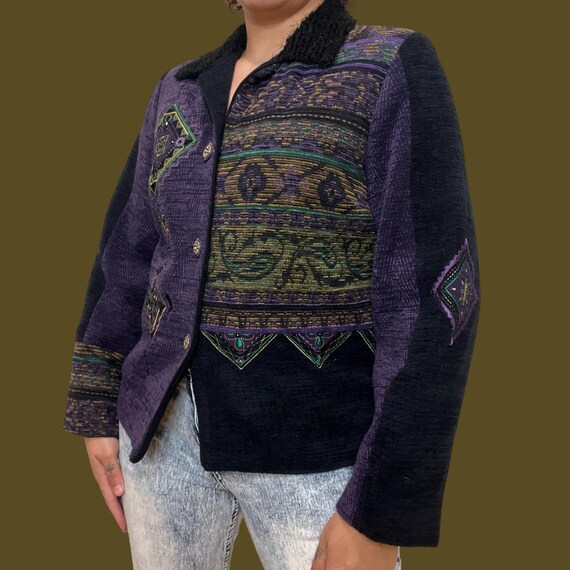 Purple Nancy Bolen jacket - image 3