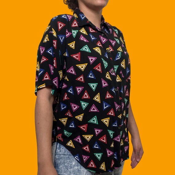 Separate Issue black printed blouse - image 4