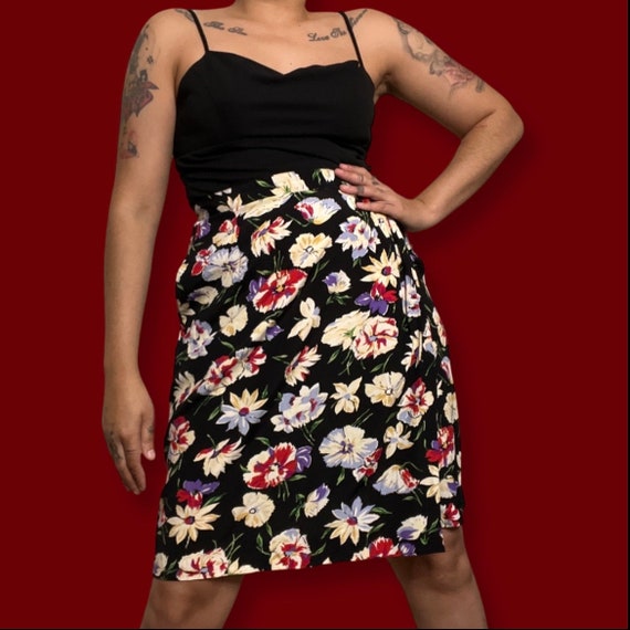 Liz Claiborne floral skirt