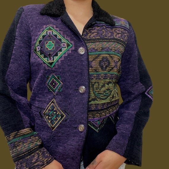 Purple Nancy Bolen jacket - image 2