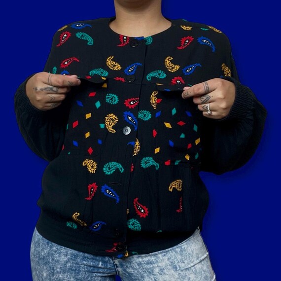 Chaus printed light weight jacket - image 2