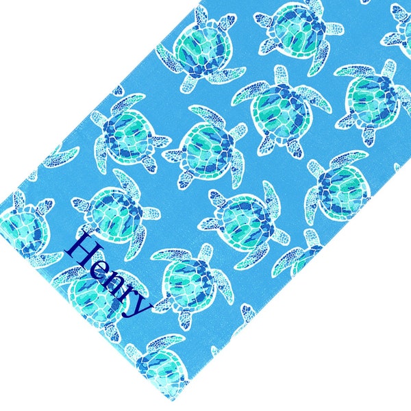 Sea Turtle Towel Etsy