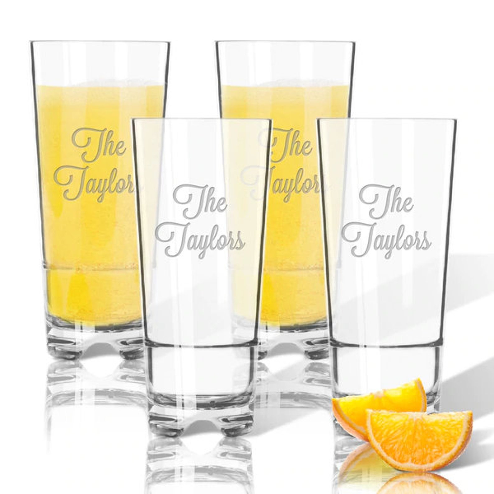 Personalized Acrylic Drink Glasses Engraved Monogram Tritan Etsy