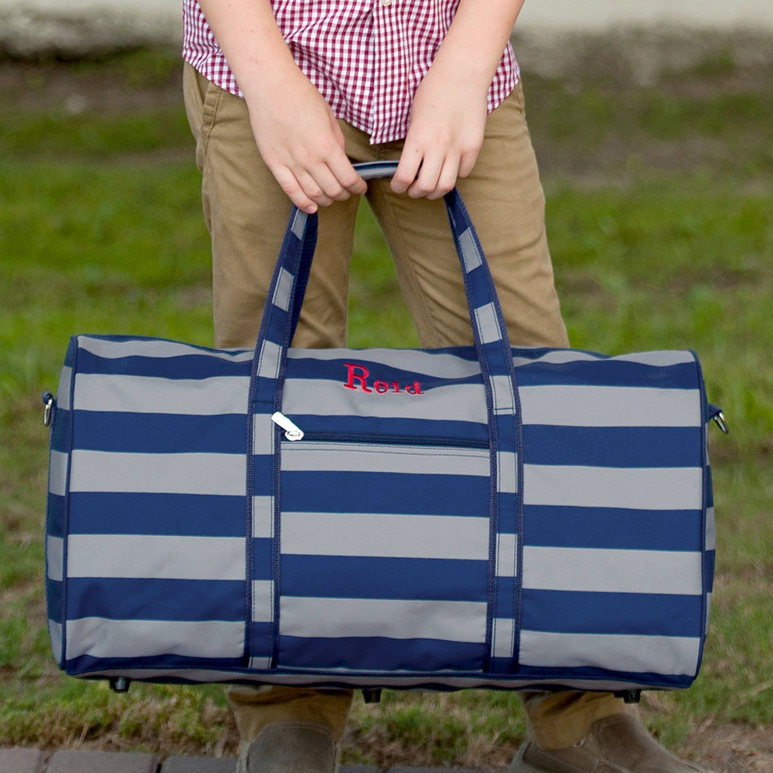 Personalized Boys Duffel Bag Kids Monogrammed Overnight | Etsy