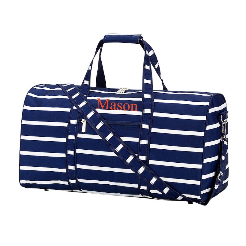 Personalized Boys Duffel Bag Kids Monogrammed Overnight Etsy