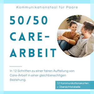 50/50 zorgwerk - communicatiemiddel voor koppels voor gelijkheid in de relatie