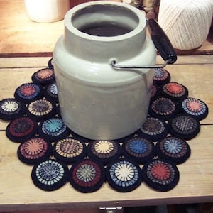 E-Muster Penny Rug (DIGITALES MUSTER)