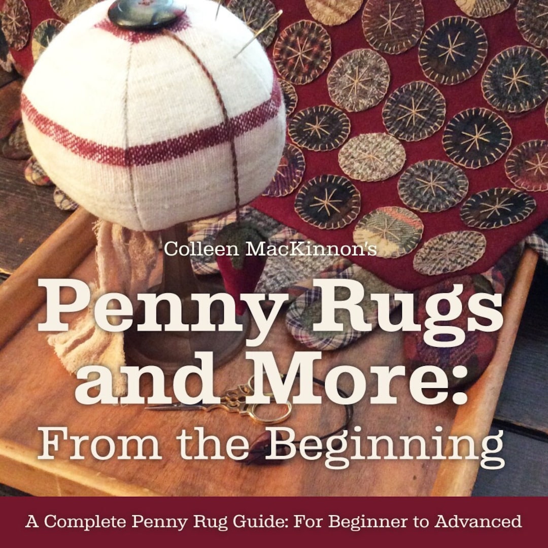 Penny Rugs and More, Paperback Book Etsy