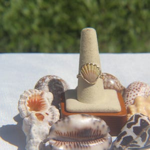 14k gold filled Gelber Hawaiianische Sonnenaufgang Mondaufgang Ring Größe 9