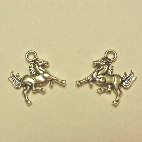 10 X facetada plata tibetana estrella granos encantos colgantes 3D