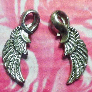 Feather Wing Charms 4 Pc. Angel Wing Charms Lead Free - Etsy