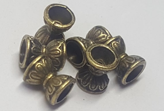 Antique Bronze Spacer Beads - 25pcs. - Hour Glass Spacer Beads - Spacer Beads - Antiqued Bronze Beads - Bronze Bead Spacer - Bead Spacer