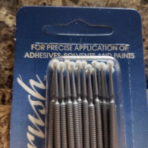 Microbrush applicator - Quantity 25 - Regular Microbrush - Paint Microbrush - Glue Applicator