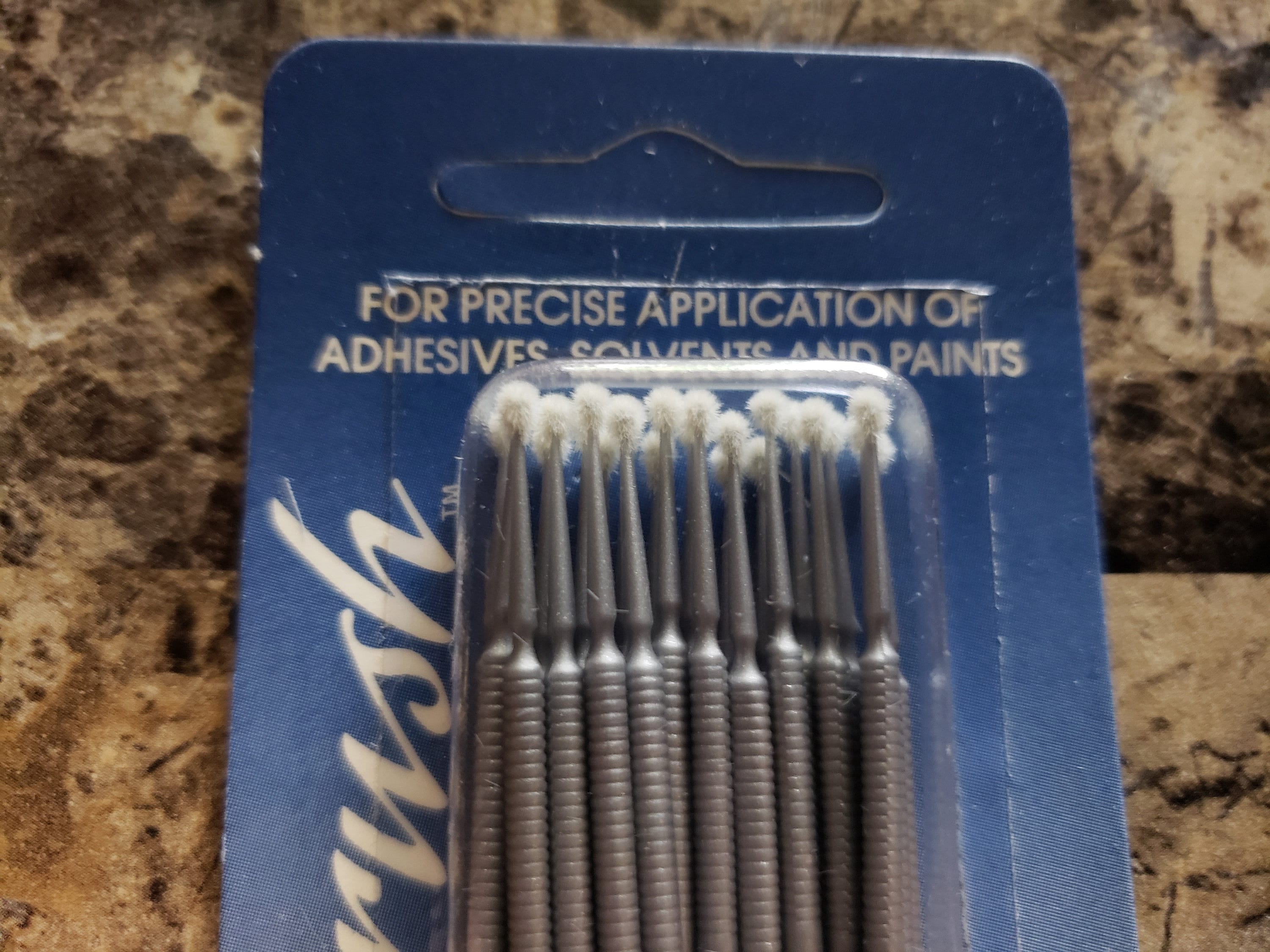 Microbrush Bendable Applicators – Regular Tip Glue and Paint Micro Brushes, Pack of 25