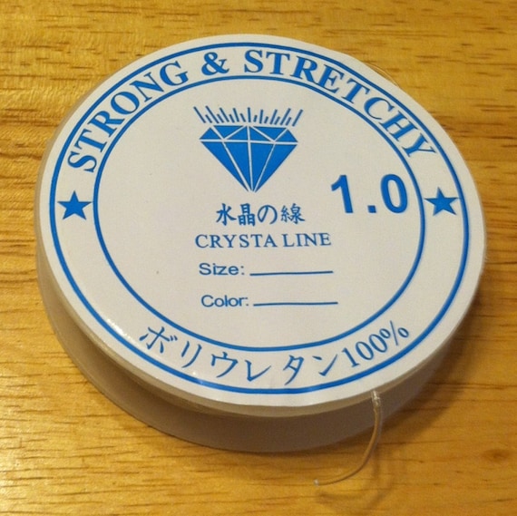 Stretchy Cord - 1mm - Clear Beading Cord - Beading Cord
