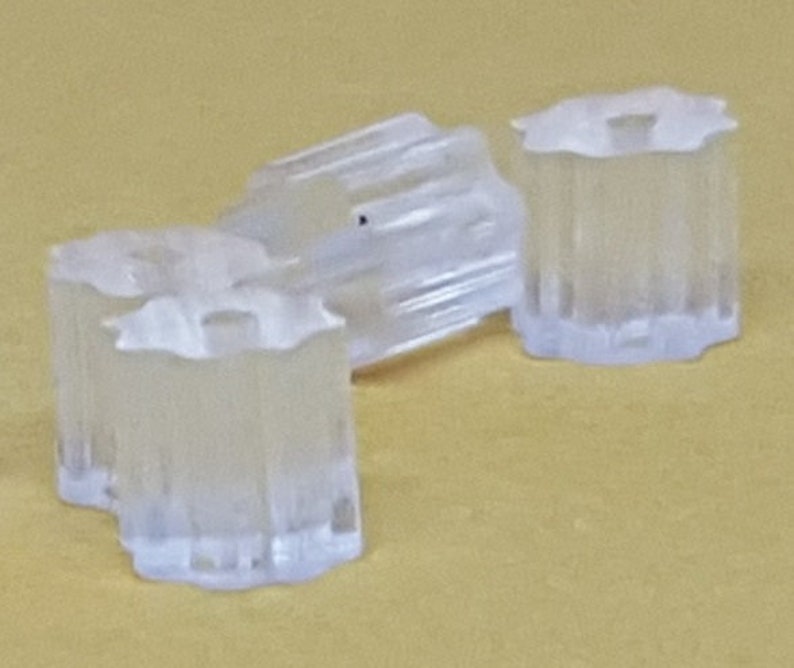 Clear Plastic Earnuts Earrings Backs - Ridged Style Plastic Earnuts Earring Rubber Stops Earring Earnuts 100 Pcs