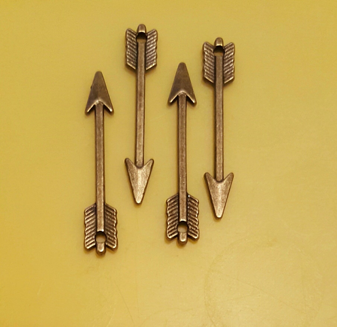 Bronze Arrow Qty. 20 Arrows Arrow Pendant Native Pendant Bohemian