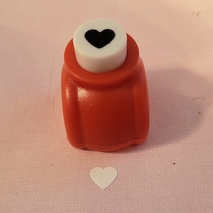 Heart Punch Heart Hole Punch Stationary Hole Punch Heart Punch Love Punch Valentines Punch Craft Heart Punch image 1