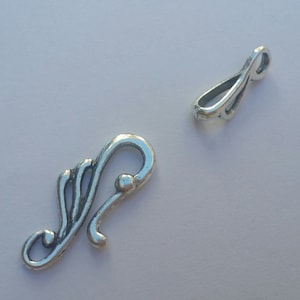 Toggle Clasp - 25 sets -Tibetian Silver - Silver Clasps - Necklace Clasp - Bracelet Clasp