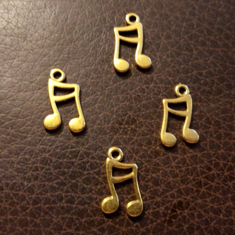Gold Music Note - Etsy