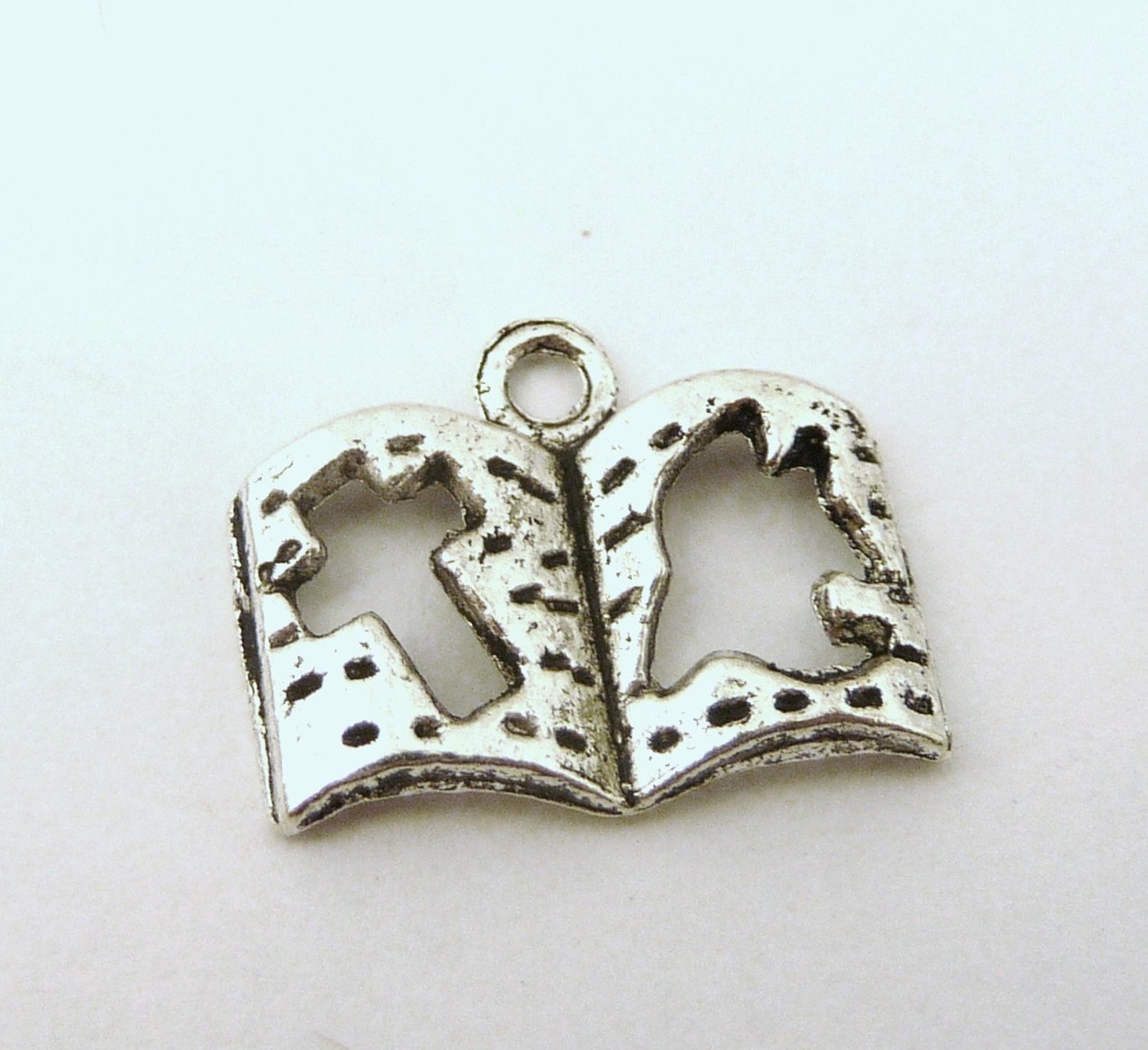 Bible Charm 12 pcs Book charme Christian charmes Cross Etsy France