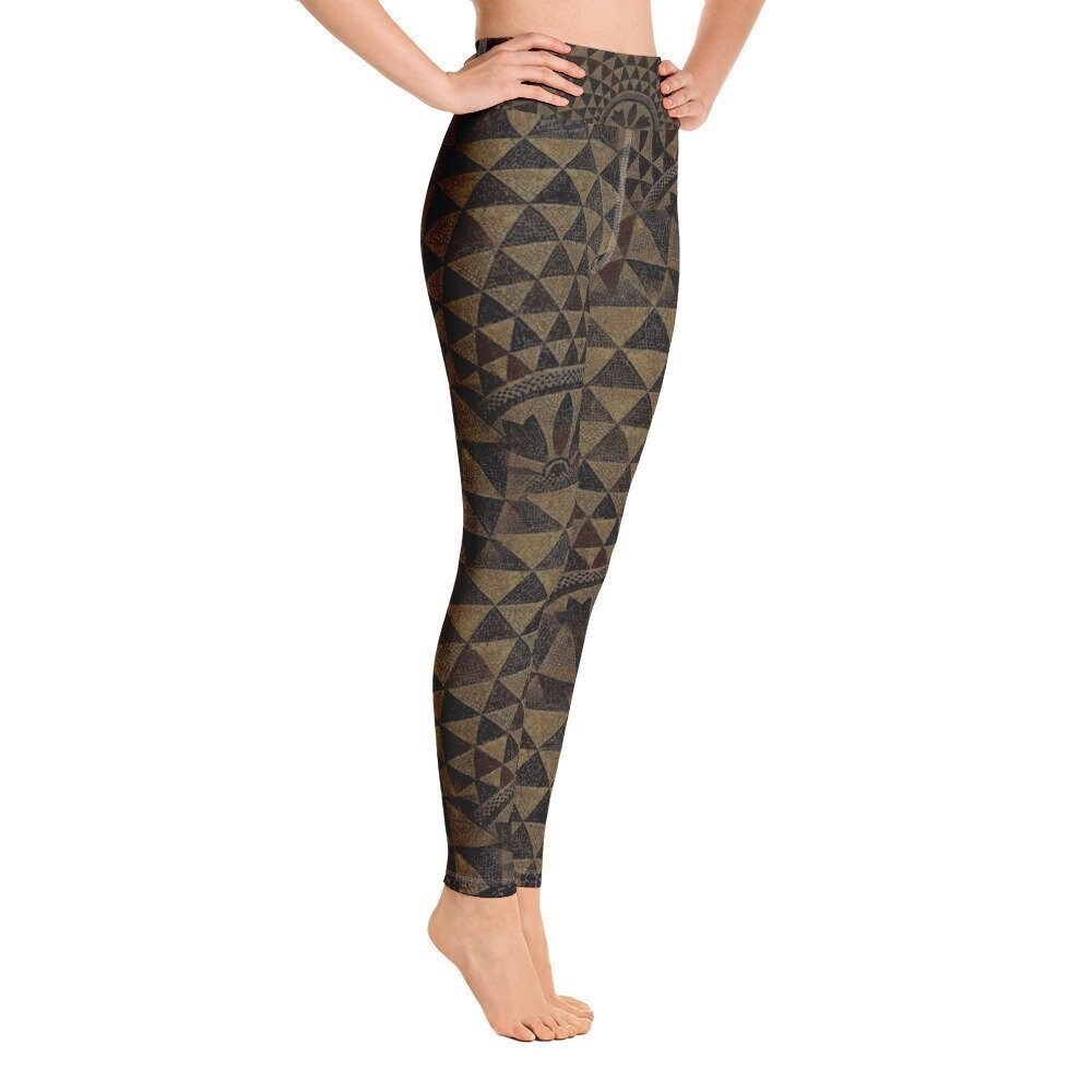 native print leggings