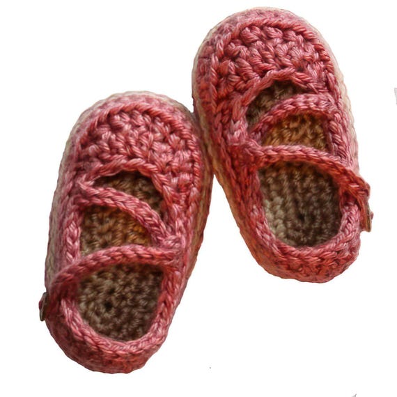 Crochet Pattern Baby Girl Crossover Strap Mary Janes Booties Crib Shoes Etsy