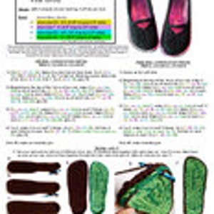 Crochet Pattern: Women's Mary Jane Skimmers image 2