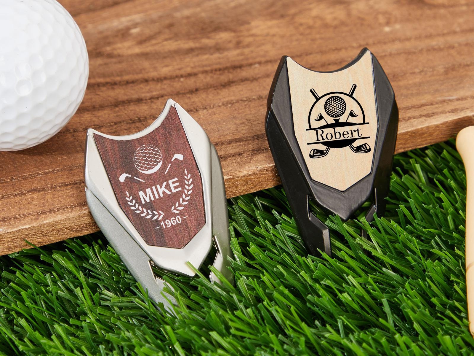 Personalized Golf Divot Tool,Custom Golf Gift for Men,Engraved Golf Ball Marker,Groomsmen Gift For Him,Golf Accessories,Father's Day Gift.