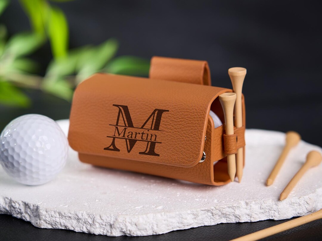 Custom Golf Ball Bag With Ball Holder Pattern Portable Leather Golf Bag Gift For Golf Lovers Cid2946 Drho3630